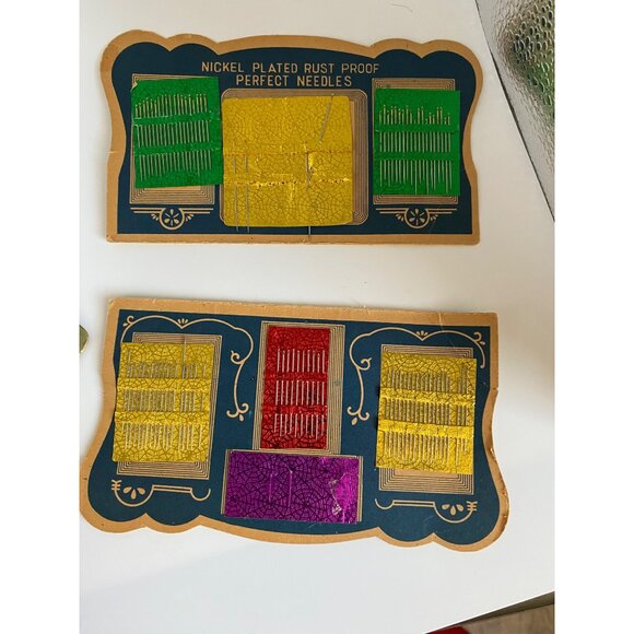 The Winner & Rocket Vintage Needle Cases With Assorted Needles & Threader Made I - Picture 4 of 12